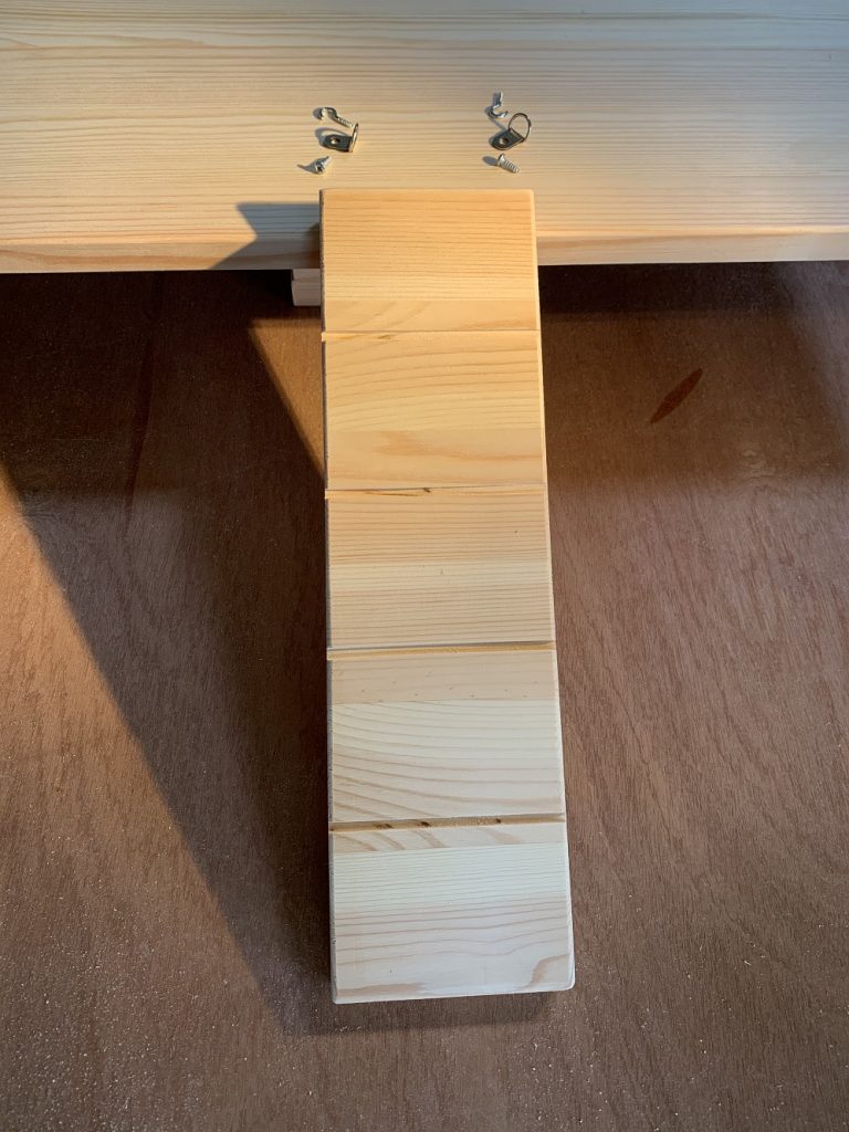 Image showcasing Solid Wood Hamster or Guinea Pig Ladder - 3 sizes