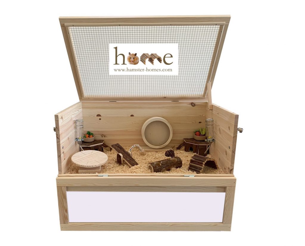 View of Wooden Hamster Cages - Made in our UK workshop