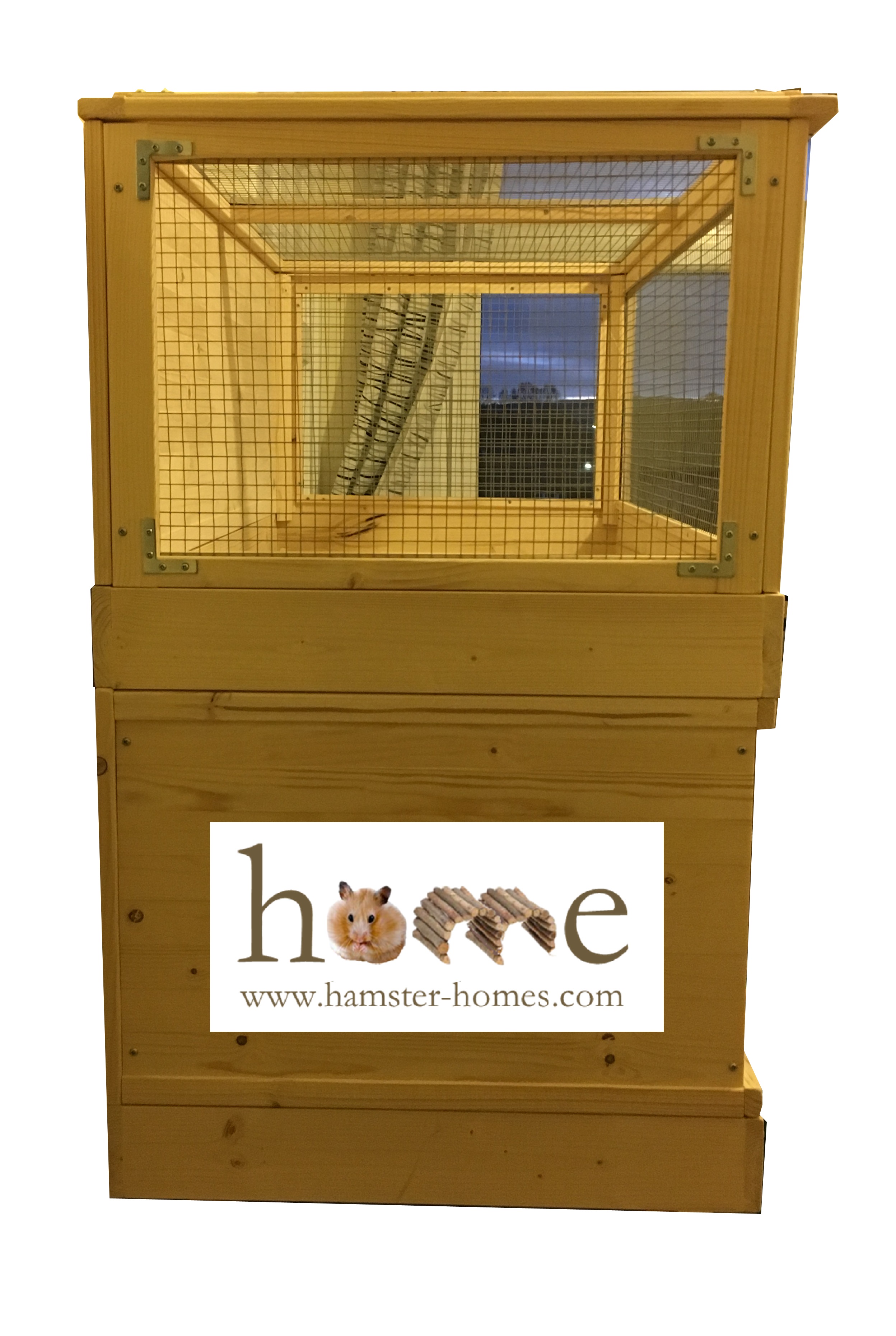 7 Hutch at Night Hamster Homes