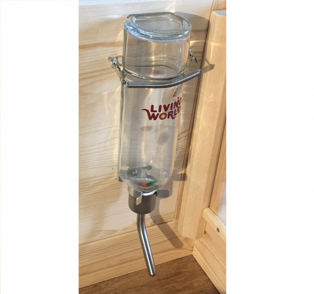 Wallmounted fixings for Water Bottle Hamster Homes Shop