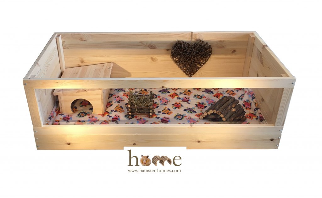 Large Indoor Guinea Pig Cage with Perspex Front 120x60 cm