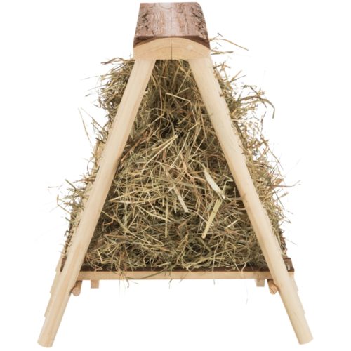 Natural Wood Square Hay Rack